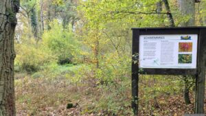 Infotafel am Schwemmsee in Höchberg