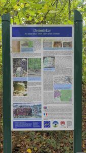 Infotafel am Dreimärkereck