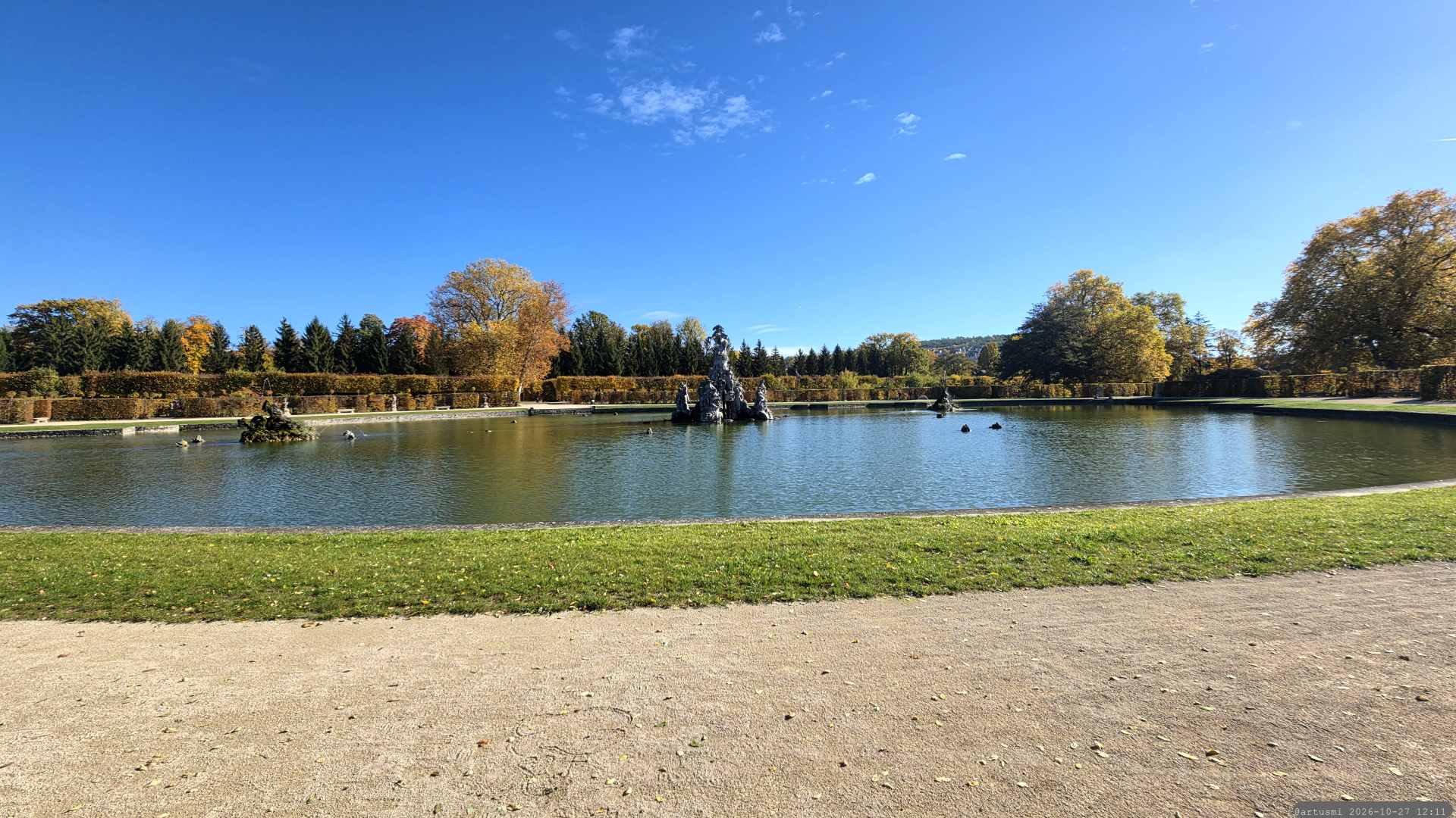 Großer See am 27. Oktober 2026 im Hofgarten in Veitshöchheim